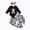 R635-Black, variant on NOLDARES Baby Girls Clothes Girls 3PCS Fall Winter Outfits Set Letter Print Infant Girls Long Sleeve Top Pants Set with Headband,Black,6-12 M