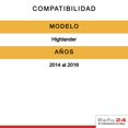 thumbnail image 3 of Par de Espejos PW Compatible con Highlander 2014-2016 TYI 018-3006-12_018-3006-13, 3 of 5