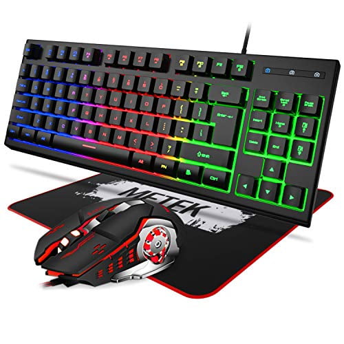 mftek gaming keyboard and mouse combo