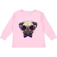 thumbnail image 3 of Inktastic Pug Dog July 4th Patriotic Sunglasses Boys or Girls Long Sleeve Toddler T-Shirt, 3 of 5