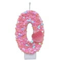 thumbnail image 1 of Goleeg Birthday Number Candles, Glitter Number Candle Cake Decorations with Sequins and Heart, Cupcake Decorations for Party Anniversary Celebrations Number 0, 1 of 6