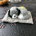 thumbnail image 4 of Walbest Mini Simulation Lovely Sleeping Dog Plush Doll Sound Mat Home Office Car Cashboard Ornament Decor, Kids Stuffed Toy with Sound Adorable Sleeping Puppy for Decoration and Gift, 4 of 7