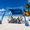 Navy Blue, variant on DKMOCO 10x10FT Beach Tent Sun Shelter with Sideshade, UPF 50+ UV Protection Pop Up Beach Shade Canopy for Outdoor Camping Fishing Picnics with 8 Sandbags, 4 Stability Poles, Beach Mat, Navy Blue
