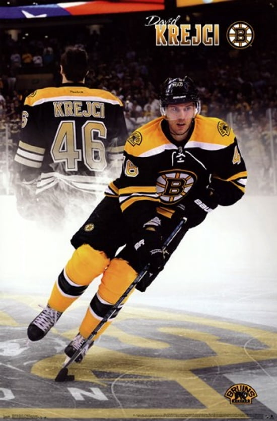 Boston Bruins David Krejci 2013 Poster Poster Print