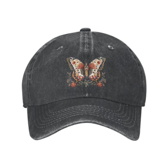 Colorful Butterfly Baseball Caps for Men Women Adjustable Casual Trucker Hats for Fishing Outdoor Activities Fashion Hats