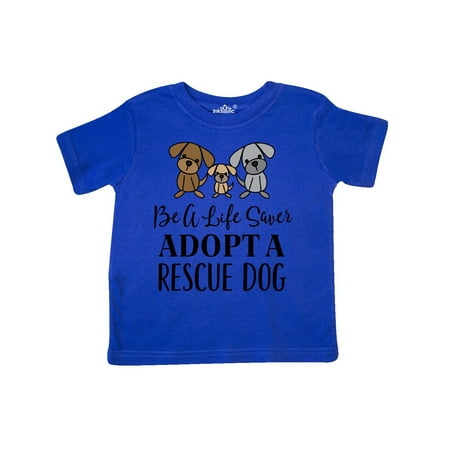 

Inktastic Adopt A Rescue Dog Pet Gift Gift Toddler Boy or Toddler Girl T-Shirt