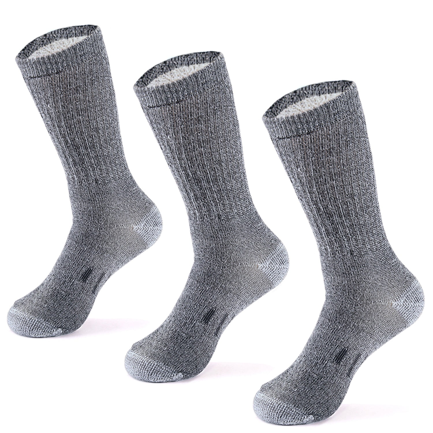 Photo 1 of MERIWOOL 3 Pairs Merino Wool Blend Socks - Choose Your Size
