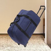 LeeQinersw Duffel Bag with Wheels Carrier Handbag Luggage Case for Sports Picnic