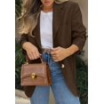 thumbnail image 3 of Blazer PRETTYGARDEN 2025 Marrón Oscuro con Bolsillos Grandes, 3 of 5