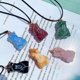 thumbnail image 4 of Collar de Cristal con forma de cuerpo yuxing Rojo 55926, 4 of 5
