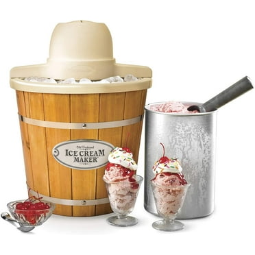 Elite Gourmet EIM-506 6-Qt. Old-Fashioned Ice Cream Maker - Walmart.com