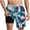 Blue#13, variant on AHTJRT Men's Swim Trunks Built-In Shorts 2 in 1 Lightweight Elastic Drawstring Waist Summer Shorts Knee Length Quick Dry Beach Shorts Fashion Hawaiian Floral Print Bottoms Blue#08 XXXL