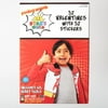 Ryan's World 32ct Valentine's Day Classroom Exchange Cards with Stickers - Paper Magic