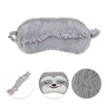 thumbnail image 2 of Unique Bargains 1 Pc Durable Sloth Eye Mask for Travel Gray Fleece, 2 of 3