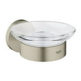 thumbnail image 2 of Grohe 40444EN1 Essentials Soap Dish with Holder, Brushed Nickel, 2 of 3