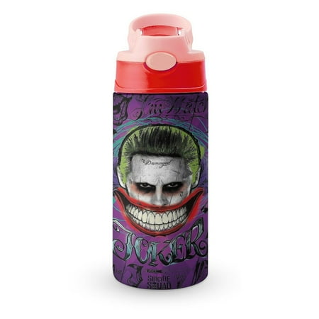 

JOker Small Water Bottle for Kid 12oz Insulated Bottles with Straw Lid Stainless Steel Tumbler Vacuum Cup Thermal Bottles