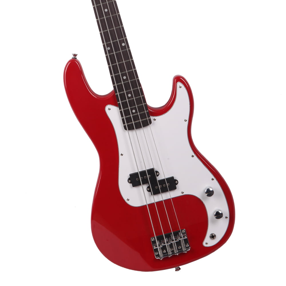Hassch Full Size Electric 4 String Bass Guitar with Guitar Bag