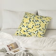 thumbnail image 2 of ZICANCN Fresh Yellow Daisy Throw Pillow Covers, Bed Couch Sofa Knit Decorative Pillow Covers for Living Room Farmhouse, 22"x22", 2 of 8