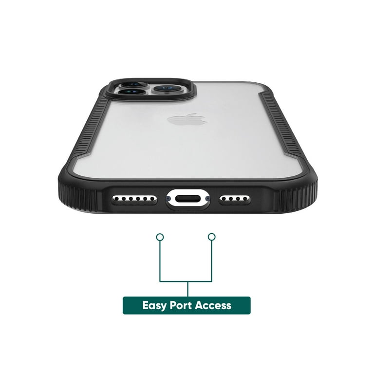 onn. Dual-Layer Phone Case for iPhone 13 Pro Max / iPhone 12 Pro