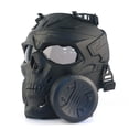 thumbnail image 1 of TopOne Tactical Gas Mask Full Face Single Fan Skull Covers Protective Mask for Outdoor Cs Game Masquerade Cosplay, 1 of 6