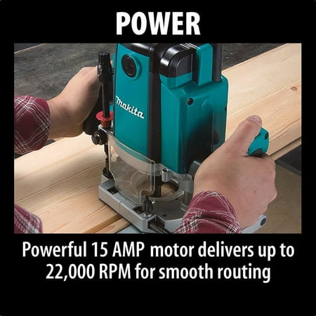 Makita RP1800 - 3-1/4 Hp 15.0A 120V Corded Plunge Router