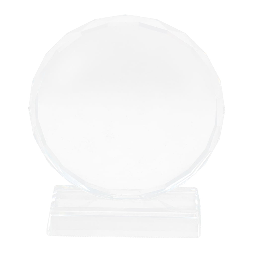 GOOHOCHY Sublimation Blanks Crystal Award Trophy with Photo Frame, Decorative Plaque for Recognition, Appreciation, and Picture Display