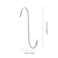 thumbnail image 2 of 10Pcs Meat Hooks Stainless Steel Wall Hooks S-Shaped Hooks Kitchen Gadget, 2 of 8