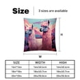 thumbnail image 5 of Alpaca Bed Pillow Covers Set - 2 Decorative Throw Pillow Patterns - Available in 16x16, 18x18, and 20x20 Inches for Any Occasion - Decorative Pillows, Bed Pillow, 5 of 6