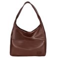 thumbnail image 1 of Bolso de mano Pocadri de cuero vegano para mujer, tamaño grande, casual, 1 of 7