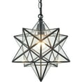 thumbnail image 3 of Modern Moravian Star Pendant Light Clear Glass Shade, 16 Inches, 3 of 6