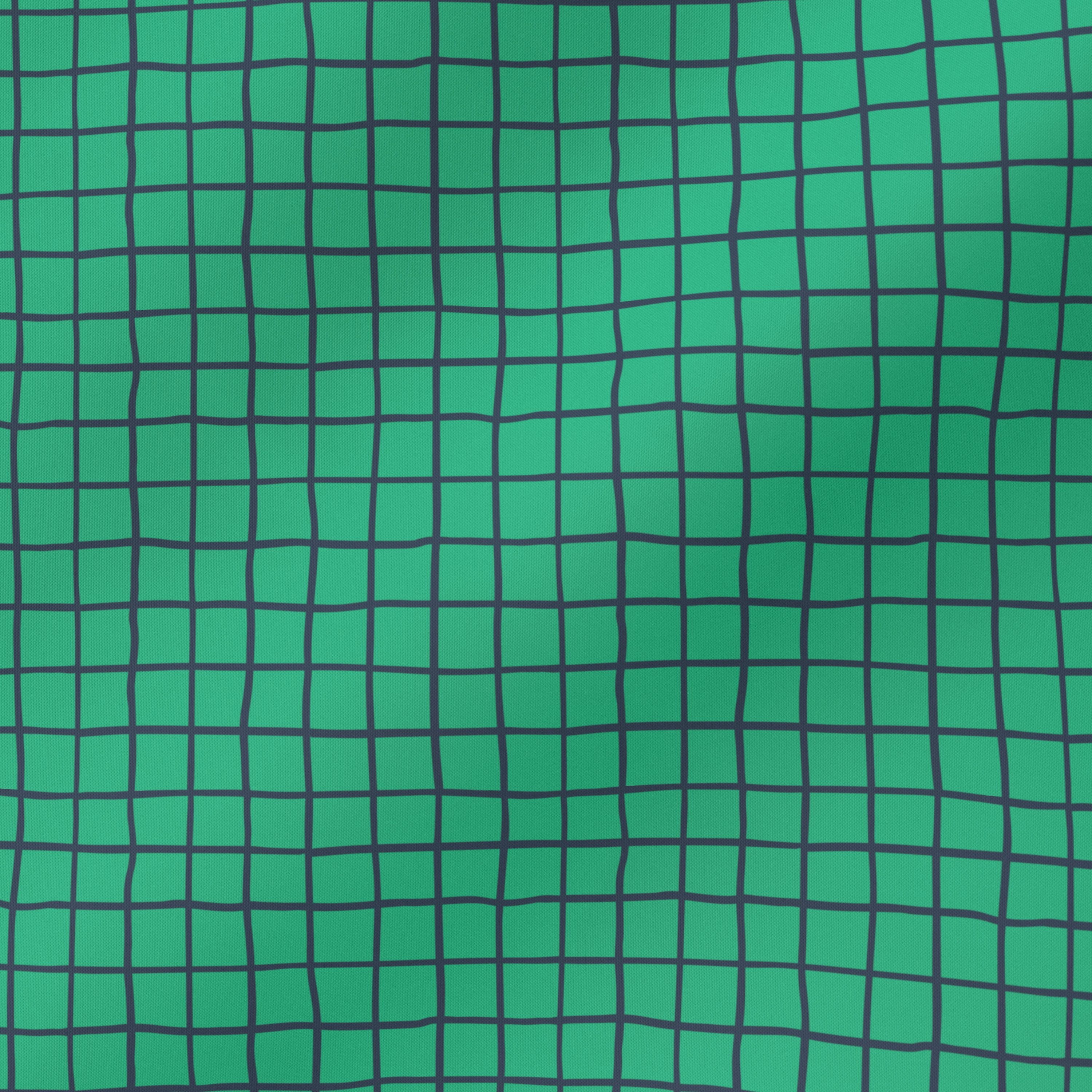 Mainstays Kids Microfiber Bed Sheet Set, Queen, Green Grid, 4 Pieces