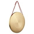 thumbnail image 1 of Instrumento de Gong, Instrumento de Percusio de Platillos de Latón de Gong de Mano de Latón, Decoración China de Gong de Ceremonia de Aperta, 1 of 7