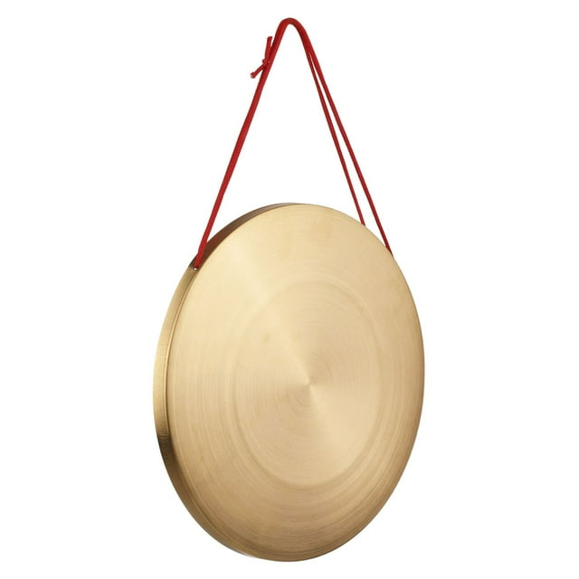 Instrumento de Gong, Instrumento de Percusio de Platillos de Latón de Gong de Mano de Latón, Decoración China de Gong de Ceremonia de Aperta