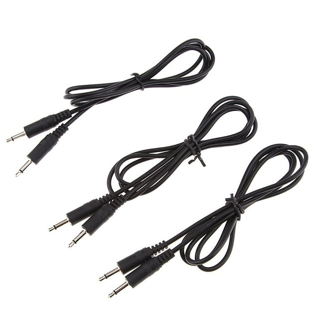 Paquete de 3 Cables de Sonido Auxiliar de 3.5 Mm para Dispositivos Habilitados 1 m Perfecl