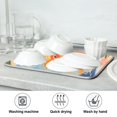 thumbnail image 7 of Yayeee Dish Drying Mat for Kitchen Counter 16"x18" Microfiber Absorbent Pad, Blue Goldfish Bowl, 7 of 7