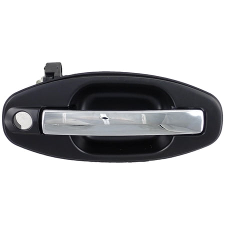Dorman 82262 Front Passenger Side Exterior Door Handle for Specific Hyundai Models Chrome Lever and Black Housing