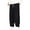 Black, variant on Plebaso Men's Corduroy Pants Drawstring Elastic Waist Casual Pants Loose Vintage Long Trousers for Men
