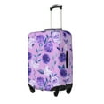 thumbnail image 2 of Uemuo Violet Printed Washable Luggage Cover - Fashion Suitcase Protector Fits 18-32 Inch Luggage -Medium, 2 of 9