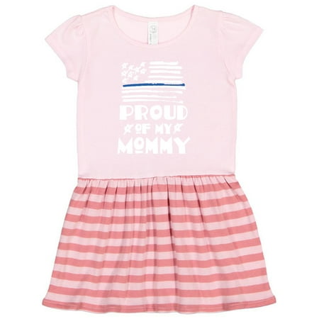 

Inktastic Police Officer Mommy Law Enforcement Gift Toddler Girl Dress