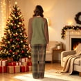 thumbnail image 5 of Lvotionpl 2026 Matching Family Christmas Pjs, Matching Christmas Pajamas Long Sleeve Top & Pants Set Matching Holiday Family Pajama Xmas Sets, 5 of 5