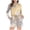 Yellow, variant on PRINxy Women's Hooded Crew Neck Long Sleeve Pajama Set Drawstring Waist Loungewear Comfort Casual Ladies Home Wear Yellow M