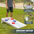 thumbnail image 5 of GoSports 4 x 2 ft Resort Collection All Weather Cornhole Board Set - Regulation Size - Palms, 5 of 6