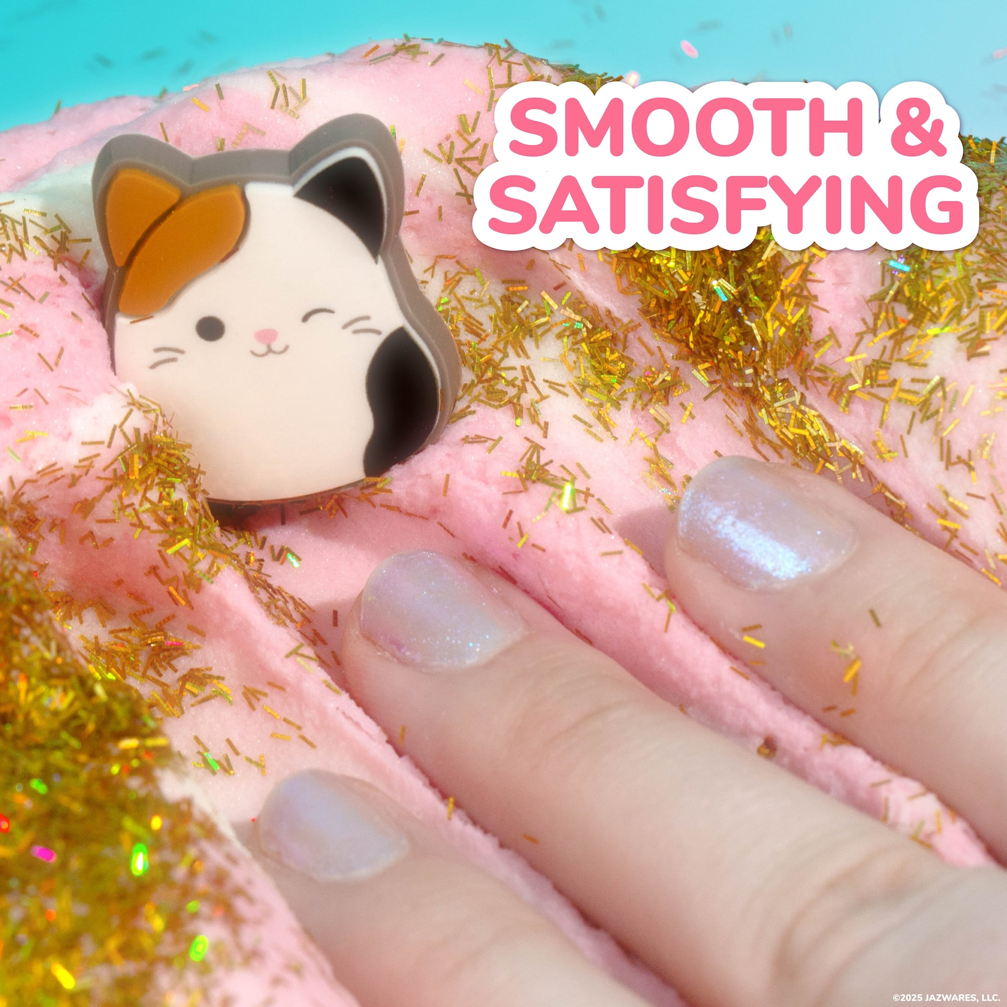 Original Squishmallows™ Cam The Cat Premium Cloud Slime, Coconut-Scented