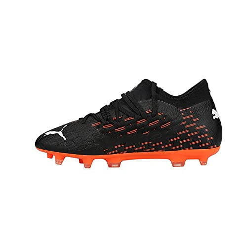 black and orange puma cleats