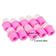 thumbnail image 2 of Qarigey Clips de plástico para quitar esmalte de uñas, 10 piezas, portátiles, reutilizables, lavables, para salón de uñas, tapas para remojo Juegos de manicura rosado barril Qarigey CE1713-01B, 2 of 6