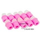 thumbnail image 4 of Qarigey Clips de plástico para quitar esmalte de uñas, 10 piezas, portátiles, reutilizables, lavables, para salón de uñas, tapas para remojo Juegos de manicura Rosado NO1 Qarigey  CE1713-00B, 4 of 6