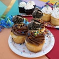 thumbnail image 4 of Curious Wolf Pups Wolves Cupcake Picks Toppers Decoration Set of 6, 4 of 7