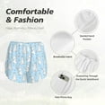 thumbnail image 6 of Xecao's Rabbit And Bird for a double-layer running short for women, perfect for gym, tennis, and more, featuring a convenient pocket., 6 of 9
