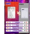 thumbnail image 3 of Halloween Fairy Lights Battery Operated, 2 Pack 16FT 50LED Orange Purple Dimmable Twinkle String Lights with Timer and 8 Modes, USB Waterproof for Bedroom Party Decor, 3 of 9