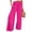 Hot Pink, variant on Yifymode Wide Leg Pants for Women High Wasited Baggy Palazzo Pants Casual Pull On Bell Bottom Smocked Elastic Waist Pants,Hot Pink S